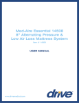 Med-Aire Essential 14508 8” Alternating Pressure & Low Air Loss