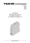 User Manual Industrial Media Converter for 10Base-FL