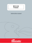 Baumatic BV12.3A User Guide Manual PDF - Fridge