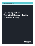 Asigra Licensing Policy