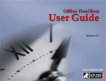 Offline TimeSheet 5.7 User Manual