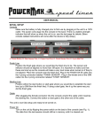 PowerMax Speed Timer User Manual