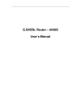 G.SHDSL Router – AH505 User`s Manual