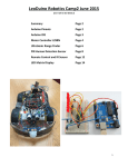 LeoDuino Robot Camp Instructions 2015