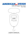 USER`S MANUAL - American Weigh Scales