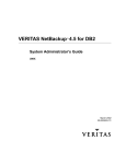 VERITAS NetBackup 4.5 for DB2 System Administrator`s Guide UNIX