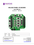 Helios Panel I/O Board User Manual