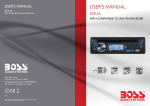 Manuals - Boss Audio Systems