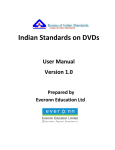 User Manual - Bureau of Indian Standards