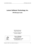 NPS - Larson Software Technology