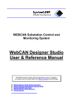 WebCAN Designer User Manual