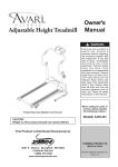 Adjustable Height Treadmill