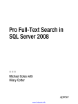 Pro Full-Text Search in SQL Server 2008