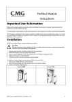 Profibus Module Instructions Important User Information Installation