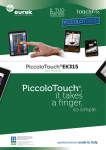PiccoloTouch®, it takes a finger,