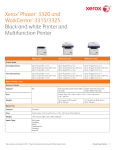 WorkCentre 6400 Detailed Specifications