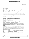 Mask Set 4J24C - Freescale Semiconductor