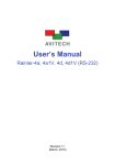 User`s Manual (EN) - Avitech International Corporation