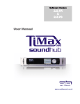 TiMax2 SoundHub User Manual