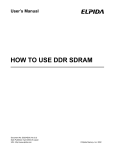 how to use ddr sdram um - Electrical and Computer Engineering