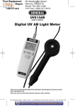 Digital UV AB Light Meter