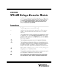 SCC-A10 Voltage Attenuator Module