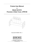 Product User Manual - Gerling Applied Engineering, Inc.