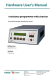 Hardware User`s Manual Avoidance programmer with shocker