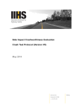 Side impact test protocol - IIHS - Insurance Institute for Highway Safety
