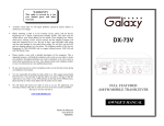 DX 73V manual - Galaxy Radios