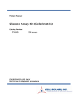 Glucose Assay Kit (Colorimetric)