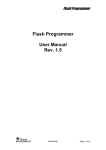 SmartRF Flash Programmer User Manual