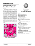 NCV890103 Evaluation Board User`s Manual