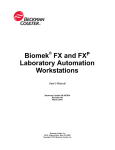 Biomek FX and FXp Laboratory Automation Workstations