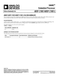 Silicon Anomaly List for SHARC ADSP-21061