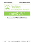 netAQUA 9D User Manual