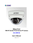 2Mega-Pixel 15M IR Vandal Proof Dome IP Camera ICA