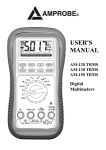 Amprobe AM-150 TRMS Multimeter Manual PDF