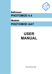 photomod aat user manual