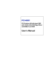 PCI-6881 User`s Manual