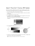 PowerLite Cinema 200 - User Manual - Addendum