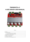 TB6560HQT4-v3 4 AXIS DRIVER USER MANUAL