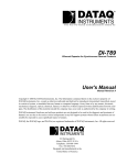 Manual - DATAQ Instruments