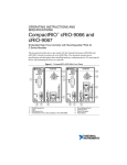 CompactRIO cRIO-9066 and cRIO-9067 Operating Instructions and