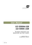GO-5000M-USB GO-5000C-USB User Manual