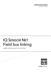 IQ SensorNet Field Bus Linking User Manual