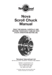 Nova Scroll Chuck Manual