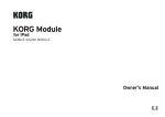 KORG Module Owner`s Manual