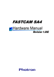 FASTCAM SA4 Hardware Manual