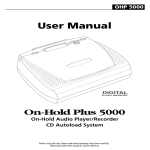 OHP 5000 Users Manual